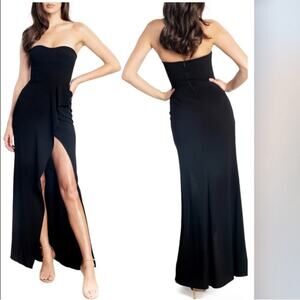 Dress the Population Black Kai Evening Gown